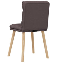 Esszimmerstühle 2 Stk. Dunkelbraun Stoff