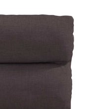 Esszimmerstühle 2 Stk. Dunkelbraun Stoff