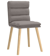 Esszimmerstühle 2 Stk. Taupe Stoff