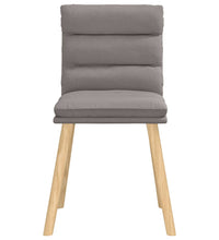 Esszimmerstühle 2 Stk. Taupe Stoff