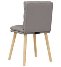 Esszimmerstühle 2 Stk. Taupe Stoff