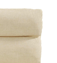 Esszimmerstühle 2 Stk. Creme Stoff