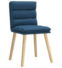 Esszimmerstühle 2 Stk. Blau Stoff