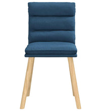 Esszimmerstühle 2 Stk. Blau Stoff