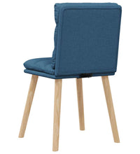 Esszimmerstühle 2 Stk. Blau Stoff