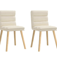 Esszimmerstühle 2 Stk. Leinen