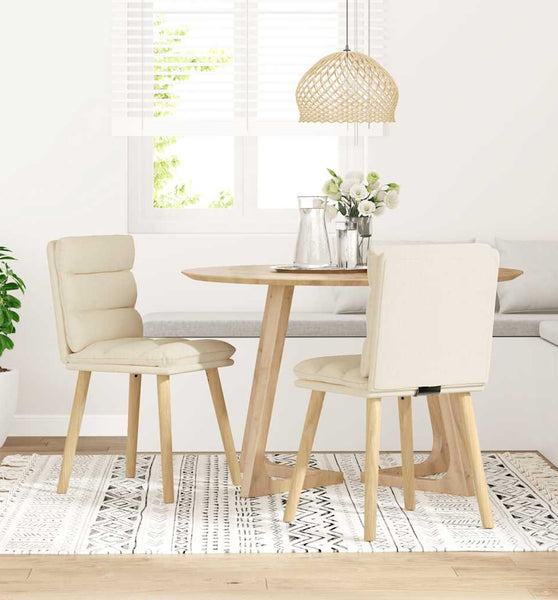 Esszimmerstühle 2 Stk. Leinen