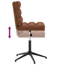 Esszimmerstuhl Braun Kunstleder