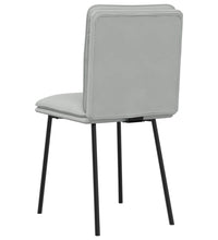 Esszimmerstühle 2 Stk. Hellgrau Samt