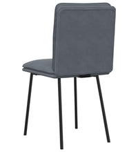 Esszimmerstühle 2 Stk. Dunkelgrau Samt