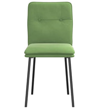 Esszimmerstühle 2 Stk. Hellgrün Samt