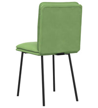 Esszimmerstühle 2 Stk. Hellgrün Samt