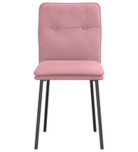 Esszimmerstühle 2 Stk. Rosa Samt