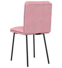 Esszimmerstühle 2 Stk. Rosa Samt