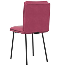 Esszimmerstühle 2 Stk. Weinrot Samt