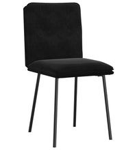 Esszimmerstühle 2 Stk. Schwarz Samt