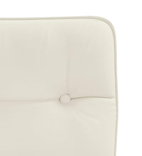 Esszimmerstühle 2 Stk. Creme Samt