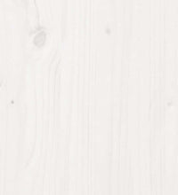 Tagesbett ohne Matratze Weiß 80x200 cm Massivholz Kiefer