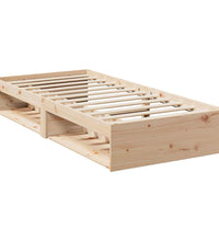 Tagesbett ohne Matratze 90x190 cm Massivholz Kiefer