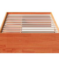 Tagesbett ohne Matratze Wachsbraun 90x190 cm Massivholz Kiefer