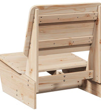 Gartenstuhl 60x64x70,5 cm Massivholz Kiefer