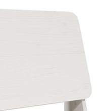 Gartenstuhl Weiß 60x64x70,5 cm Massivholz Kiefer