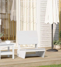 Gartenstuhl Weiß 60x64x70,5 cm Massivholz Kiefer