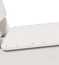 Gartenstühle 2 Stk. Weiß 60x64x70,5 cm Massivholz Kiefer