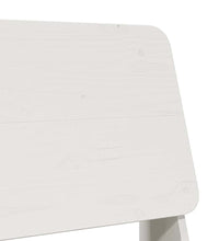 Gartenstühle 2 Stk. Weiß 60x64x70,5 cm Massivholz Kiefer