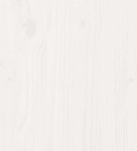 Gartenstühle 2 Stk. Weiß 60x64x70,5 cm Massivholz Kiefer