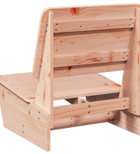 Gartenstühle 2 Stk. 60x64x70,5 cm Massivholz Douglasie