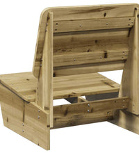 Gartenstühle 2 Stk. 60x64x70,5 cm Kiefernholz Imprägniert