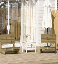 Gartenstühle 2 Stk. 60x64x70,5 cm Kiefernholz Imprägniert