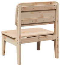 Gartenstühle 2 Stk. 60x52,5x72 cm Massivholz Kiefer