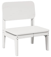 Gartenstühle 2 Stk. Weiß 60x52,5x72 cm Massivholz Kiefer