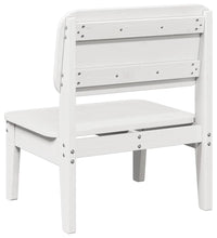 Gartenstühle 2 Stk. Weiß 60x52,5x72 cm Massivholz Kiefer