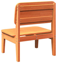 Gartenstühle 2 Stk. Wachsbraun 60x52,5x72 cm Massivholz Kiefer