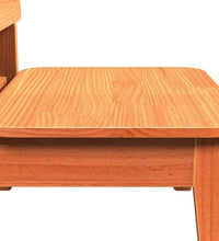 Gartenstühle 2 Stk. Wachsbraun 60x52,5x72 cm Massivholz Kiefer