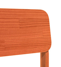 Gartenstühle 2 Stk. Wachsbraun 60x52,5x72 cm Massivholz Kiefer