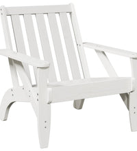 Adirondack-Gartenstuhl Weiß 75x77x77 cm Massivholz Kiefer