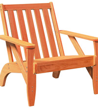 Adirondack-Gartenstuhl Wachsbraun 75x77x77 cm Massivholz Kiefer
