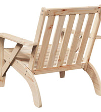 Adirondack-Gartenstühle 2 Stk. 75x77x77 cm Massivholz Kiefer