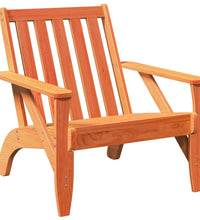 Adirondack-Gartenstühle 2 Stk. Wachsbraun Massivholz Kiefer