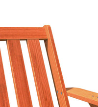 Adirondack-Gartenstühle 2 Stk. Wachsbraun Massivholz Kiefer