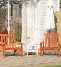 Adirondack-Gartenstühle 2 Stk. Wachsbraun Massivholz Kiefer