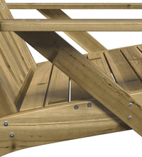 Adirondack-Gartenstühle 2 Stk. 75x77x77 cm Kiefer Imprägniert