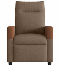 Massagesessel Elektrisch Braun Stoff