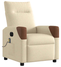 Massagesessel Elektrisch Creme Stoff