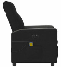 Massagesessel Elektrisch Schwarz Stoff