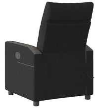 Massagesessel Elektrisch Schwarz Stoff